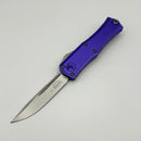 Grenade Blem Microtech Knives Mini Hera Stonewash S/E M390MK w/ Purple Handle 1703M-10PU