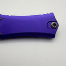 Grenade Blem Microtech Knives Mini Hera Stonewash S/E M390MK w/ Purple Handle 1703M-10PU