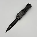 Pre-Owned Microtech Knives Hera II Mini Dark Flag D/E M390MK Signature Series 1702M-1DKFLAGS