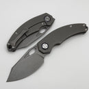 Kunwu Compadre Diamond Titanium Handles w/ Stonewash Vanax