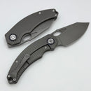 Kunwu Compadre Diamond Titanium Handles w/ Stonewash Vanax