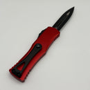 Pre-Owned Microtech Hera Double Edge Black Standard & Red 702-1RD