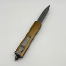 Pre-Owned Microtech Dirac D/E Apocalyptic Standard & Tan 225-10APTA