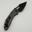 Pre-Owned Microtech Borka Stitch Natural Clear Black Standard 169-1NC