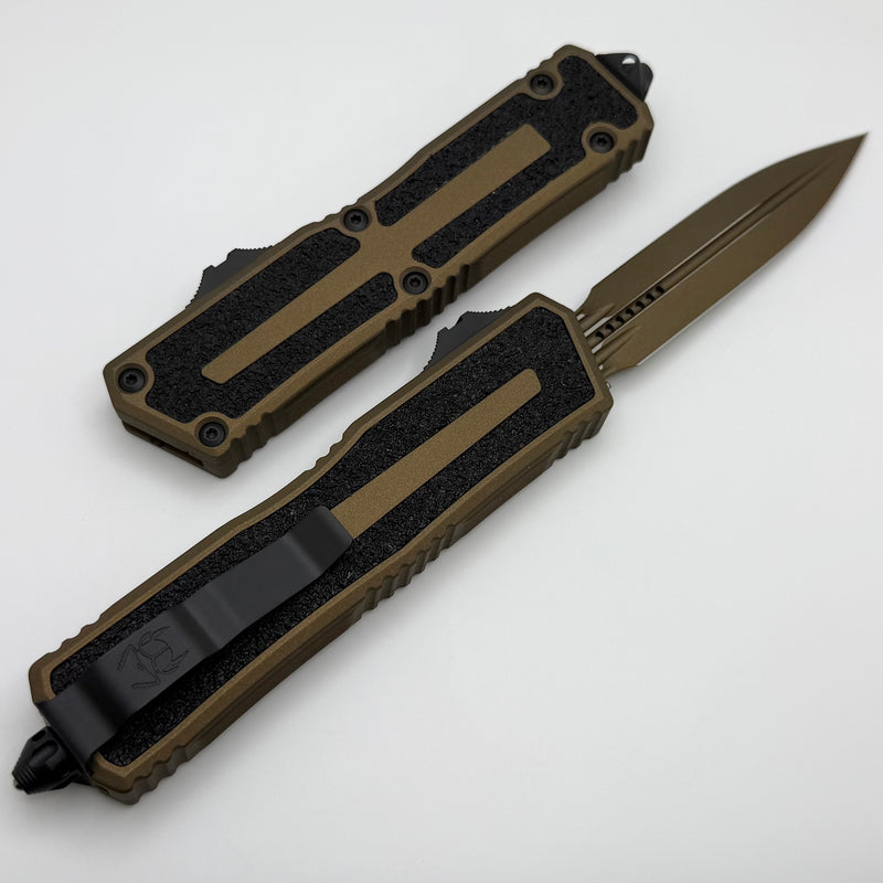 Microtech Scarab 2 Gen 3 D/E Cerakote Burnt Bronze 1280-1UB-C19Z4