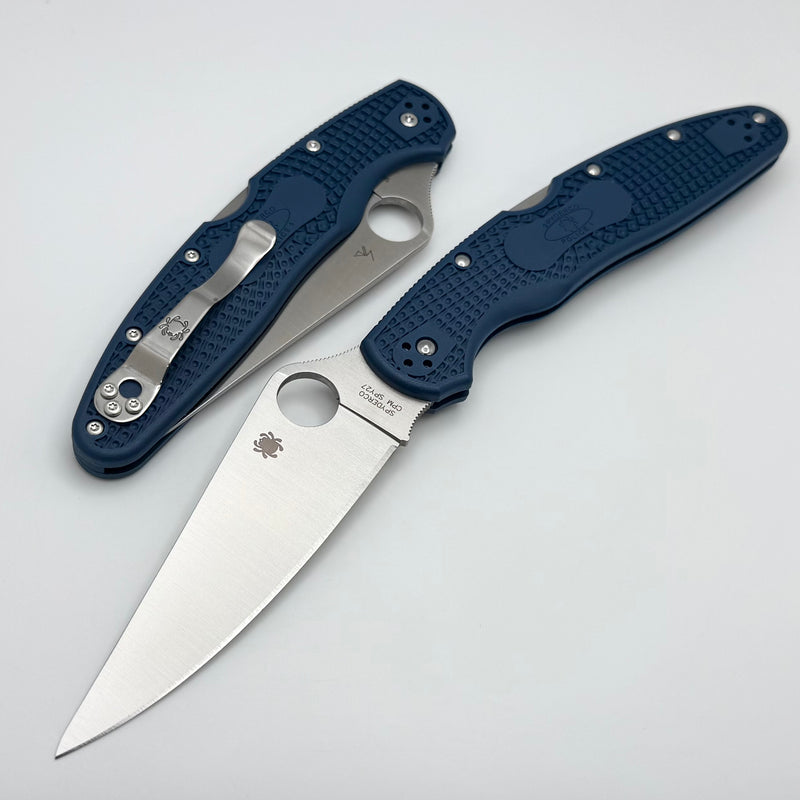 Spyderco Police 4 Cobalt Blue FRN & SPY27 C07PCBL4