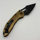 Grenade Blem Microtech Borka Stitch Auto w/ Tan Handles & M390 169-1TA