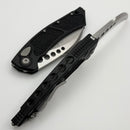 Microtech Hawk w/ Black Aluminum Handle & Stonewash M390MK 166-10