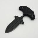 RMJ BUB Back Up Blade Black G-10 & Graphite Black MagnaCut Fixed Blade