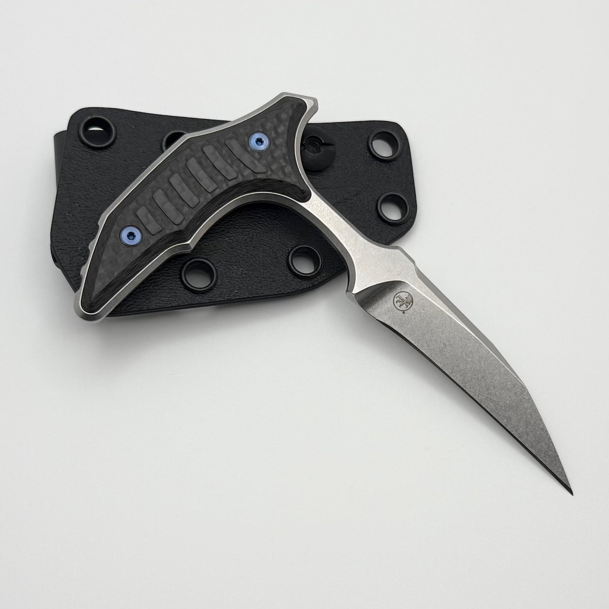 Microtech & Bastinelli Bee Marfione Select Stonewash w/ Carbon Fiber H