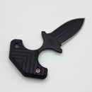 RMJ BUB Back Up Blade Black G-10 & Graphite Black MagnaCut Fixed Blade