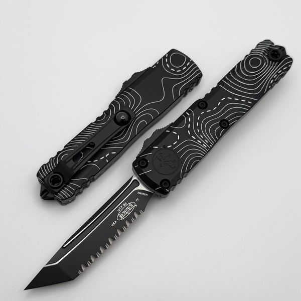 【みっつんは様】用ULTIMUS黒/ナチュラル 硬式84cm890ｇ Microtech UTX-85 Gen IV w/ Black Topographic Handle & Black Full Serra