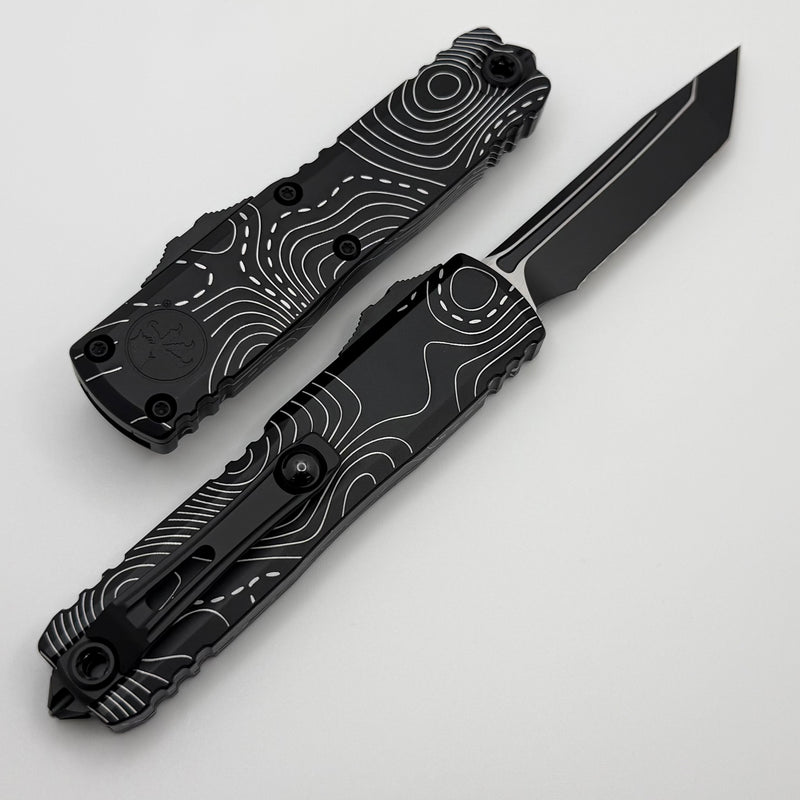 【みっつんは様】用ULTIMUS黒/ナチュラル 硬式84cm890ｇ Microtech UTX-85 Gen IV w/ Black Topographic Handle & Black Full Serra