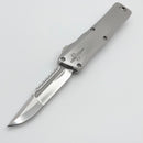 Marfione Custom Knives Combat Troodon Interceptor Mirror Polish Compound Ground Blade w/ Hand Rubbed Satin Finish 416 Stainless Steel Handle w/ Flamed Accent