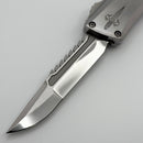 Marfione Custom Knives Combat Troodon Interceptor Mirror Polish Compound Ground Blade w/ Hand Rubbed Satin Finish 416 Stainless Steel Handle w/ Flamed Accent