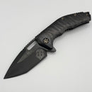 Heretic Knives Medusa M/A John Gray Collab w/ Roked DLC Handles w/ Bronze Hardware & DLC Tanto