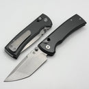Chaves Knives X-Lock w/ Gray Aluminum Handles & Stonewash Tanto D2
