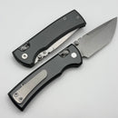 Chaves Knives X-Lock w/ Gray Aluminum Handles & Stonewash Tanto D2