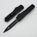 Microtech UTX-70 Gen IV Tactical w/ Black Handle & D/E Black M390MK 11474-1T