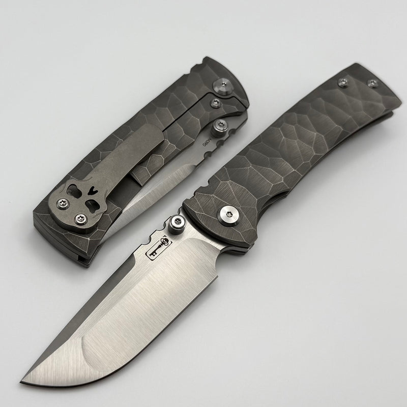 Chaves Redencion Street Rocked Titanium & M390 Drop Point
