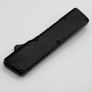 Chaves Dissident w/ Black Crosshatch Handles & Stonewash Drop Point S35VN