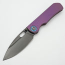 Kunwu & Metal Complex Excalibur Anodized Textured Titanium Handles w/ DLC Vanax K709T-3 (In-House Modified)