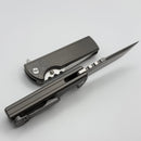 Chaves Knives T.A.K Ambidextrous Knife Drop Point M390 & Radiation Titanium Integral Handle