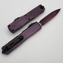Microtech Ultratech Gen IV D/E Half Tri-Grip Purple Abrasion Standard 11224HT-1PUAA