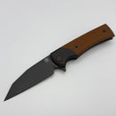Chaves Knives Street Sangre Flipper Dirty Steve w/ Titanium Integral Micarta Inlaid Handle
