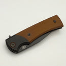 Chaves Knives Street Sangre Flipper Dirty Steve w/ Titanium Integral Micarta Inlaid Handle