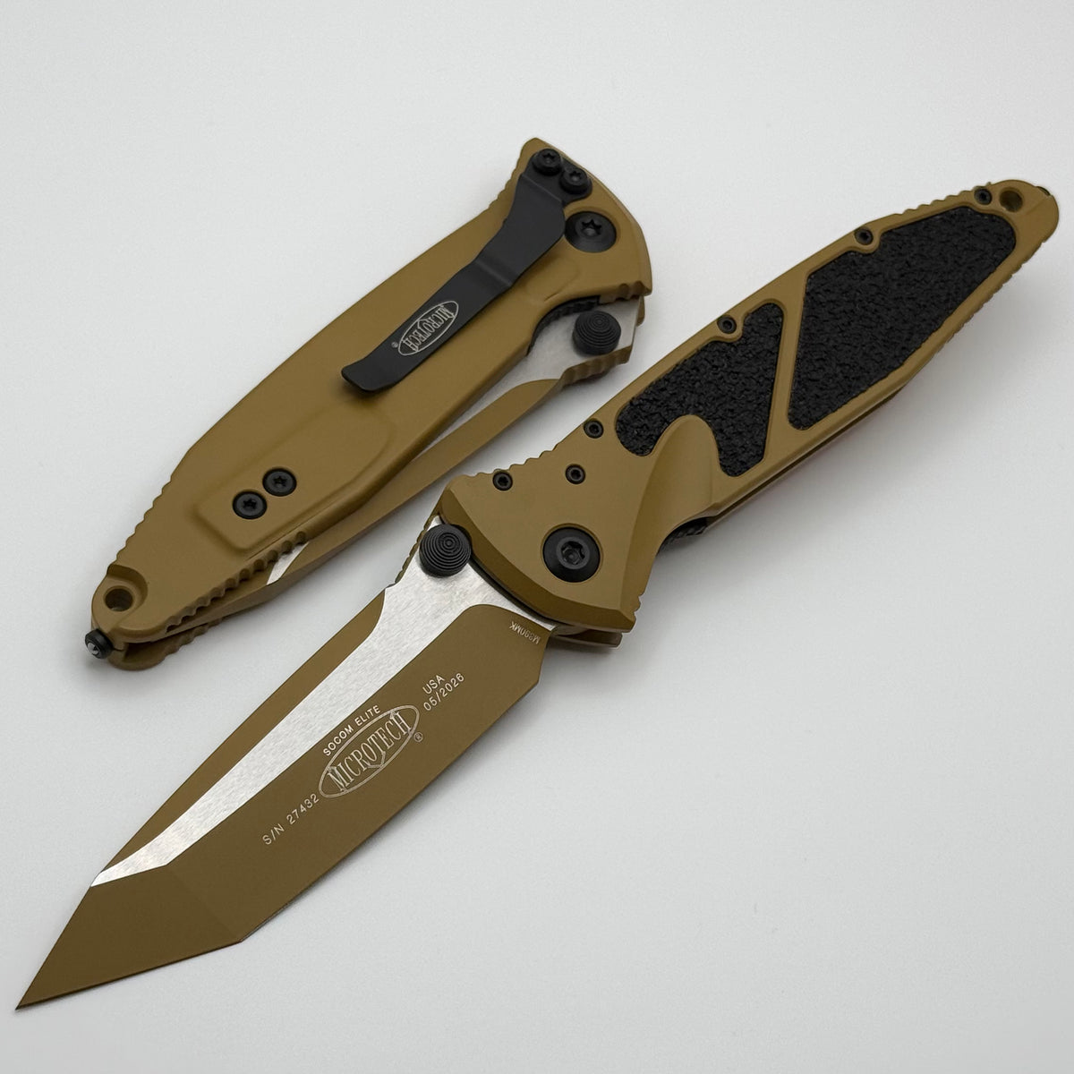 Microtech Socom Elite Tanto M/A Cerakote RAL-8000 161-1CRA-Z4