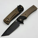 Chaves Knives Street Liberation Flipper The Suit w/ Titanium Integral Handle & Tanto M390