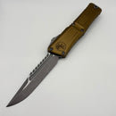 Grenade Blem Microtech Knives Combat Troodon Gen III Interceptor Apocalyptic & Tan Handle Signature Series 1217-10APTAS