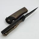 Chaves Knives Street Liberation Flipper The Suit w/ Titanium Integral Handle & Tanto M390