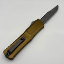 Grenade Blem Microtech Knives Combat Troodon Gen III Interceptor Apocalyptic & Tan Handle Signature Series 1217-10APTAS
