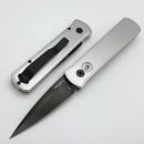 Pro-Tech Godson w/ Clear Satin Aluminum Handle & DLC 20CV Blade BSW25.Godson.1
