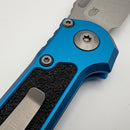 Grenade Blem Microtech Knives LUDT Gen III Stonewash Drop Point w/ Blue Handle 1135-10BL