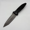 Grenade Blem Microtech Socom Elite Fully Serrated Tanto Edge Manual Black Apocalyptic Standard 161-12AP