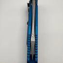 Grenade Blem Microtech Socom Elite T/E Manual Blue Handles w/ Stonewash Tanto 161-10BL