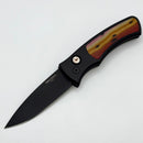 Pro-Tech Duke Black Unique Micarta Handle w/ DLC MagnaCut