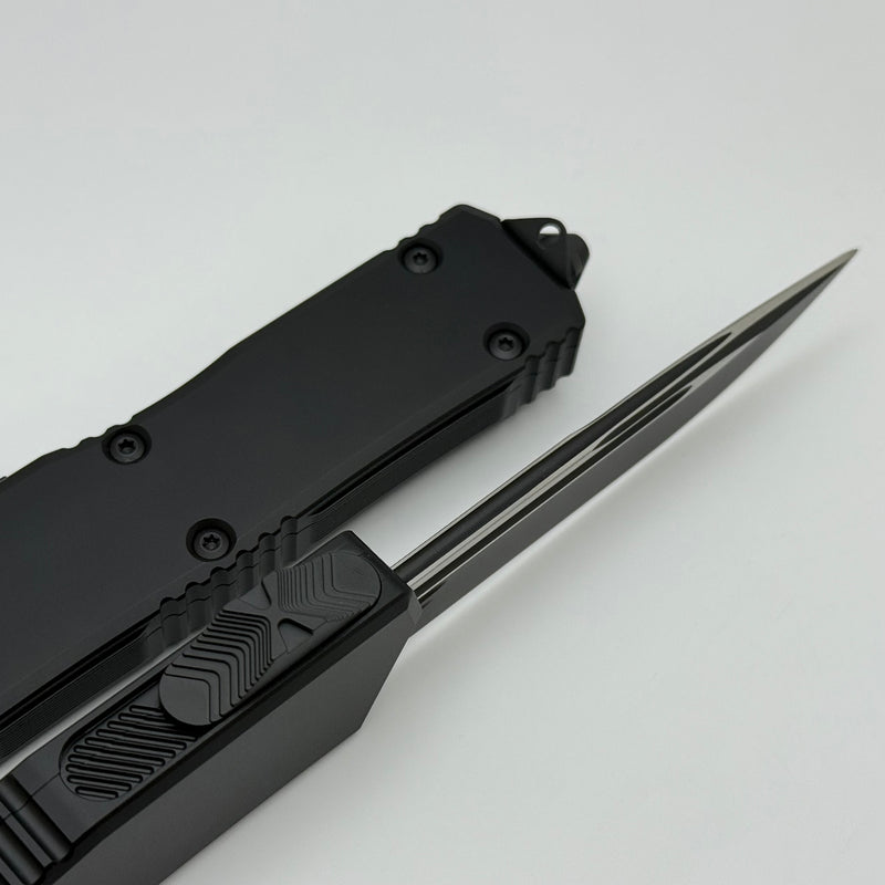 Microtech Scarab 2 Gen 3 Executive Tactical w/ Black Handles & S/E M390MK 1176-1T
