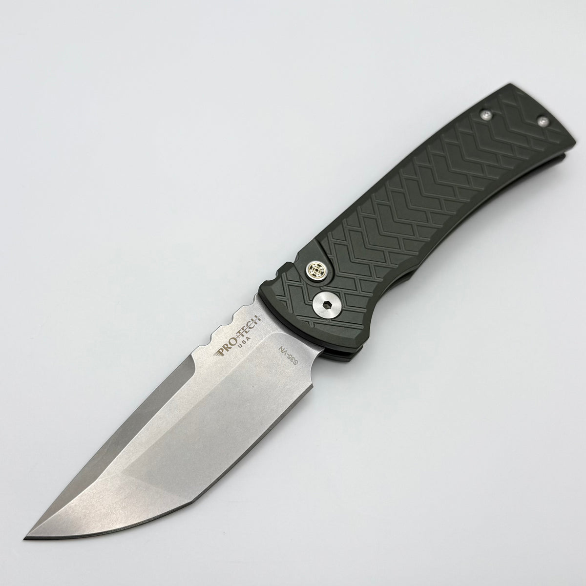 Chaves Pro-Tech Redencion 229 Auto w/ Green Tread Handle & Mosaic Butt