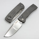 Chaves Pro-Tech Redencion 229 Auto w/ Tread 17-4 Steel Handle & Pearl Button w/ Polished Compound Ground Blade