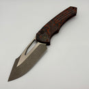 Pre-Owned Heretic Knives Pariah M/A Button Lock Blood Red Camo Carbon Handles w/ Bronze MagnaCut H046-7A-RD/CC
