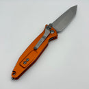 Pre-Owned Microtech Socom Elite T/E Manual Orange Stonewash Standard 161-10OR