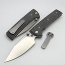 Chaves Knives Scapegoat 229 w/ Black Micarta & Spear Point Elmax - Blue Label