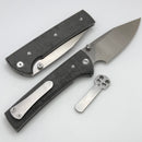 Chaves Knives Scapegoat 229 w/ Black Micarta & Spear Point Elmax - Blue Label
