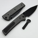 Chaves Knives Scapegoat 229 w/ Black Micarta & Black Spear Point Elmax - Blue Label