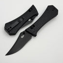 Aux Mfg Coffin Crossbar w/ Black Aluminum Handles & Black PVD Bowie 14C28N Blade