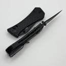 Aux Mfg Coffin Crossbar w/ Black Aluminum Handles & Black PVD Bowie 14C28N Blade
